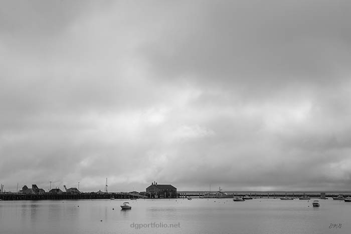 Fine Arty black and white landscape photograph.