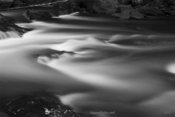 Fine art black and white landscape photograph by Dave Gordon