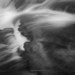 Fine art black and white waterfall photograph by Dave Gordon