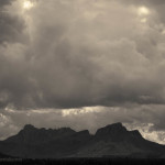 Tucson V Toned fine art sepia landscape photo