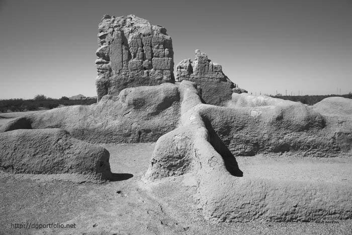 Casa Grande I fine art black and white photo