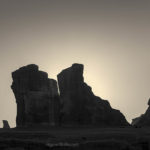 Fine art sepia landscape photograph.