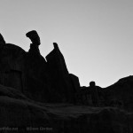 Arches NP XVI BW image