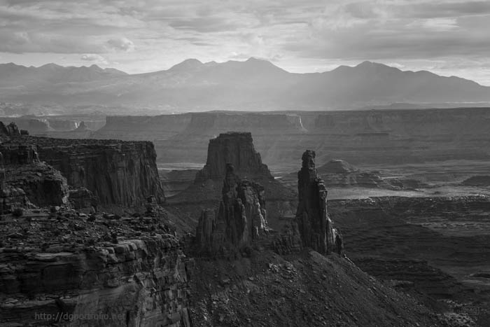 Canyonlands NP III BW fine art black and white photograph