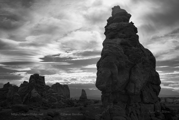 Arches NP IX BW