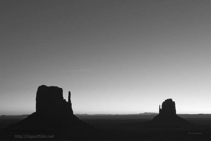Monument Valley VIII BW
