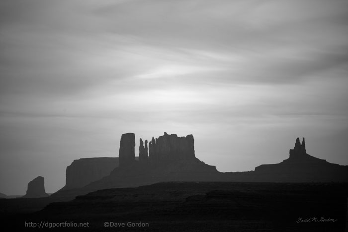 Monument Valley III BW