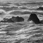 Fine art black and white seascape photograph