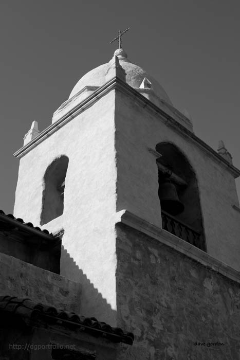 Carmel Mission I BW fine art black and white photo