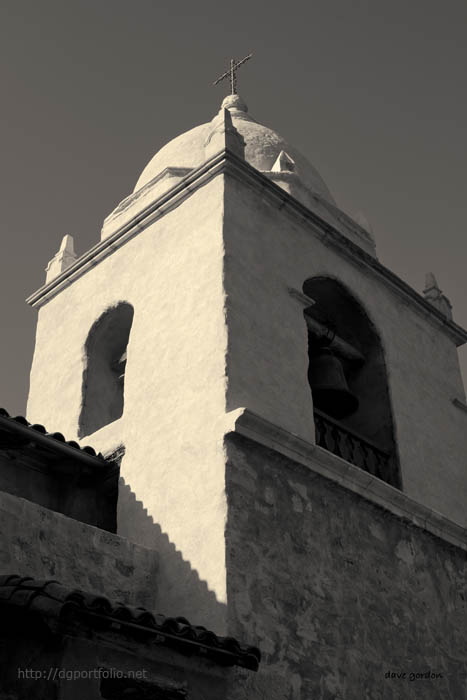 Carmel Mission I Toned fine art sepia photo