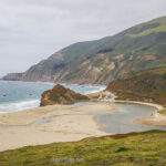 A color landscape photograph of the Big Sur California coast by Dave Gordon.  The Big Sur coast of California extends along Highway 1 from Carmel to San Simeon with amazing views of the Pacific Ocean, cliffs, beaches and sea stacks.