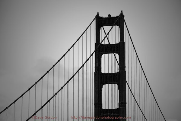Golden Gate Bridge I BW