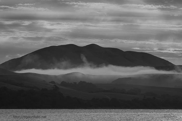 Tomales Bay III BW fine art landscape photo