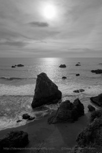 Seascape Jenner CA I BW