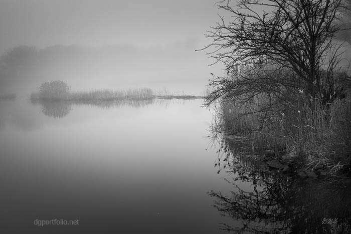Fine art black and white landscape photograph by Dave Gordon