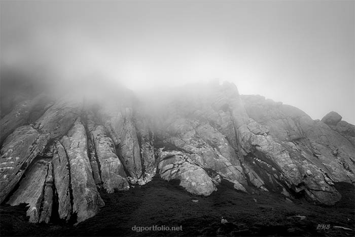 Fine Art black and white photograph of Morro Bay by Dave Gordon