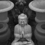 Buddha IV BW fine art black and white photograph