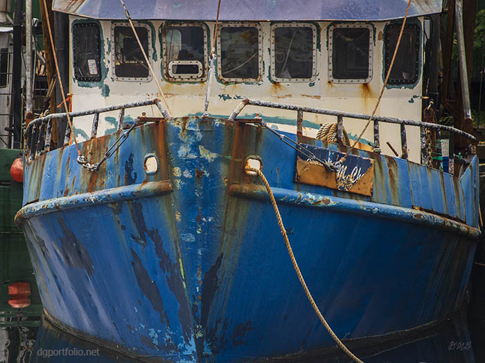 Fine art color boat photograph by Dave Gordon