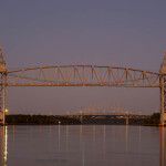 Cape Cod Canal Bridges II Color fine art landscape photograph