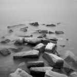 Sakonnet River BW fine art black and white landscape photograph