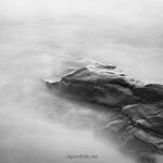 Fine art black and white seascape photograph