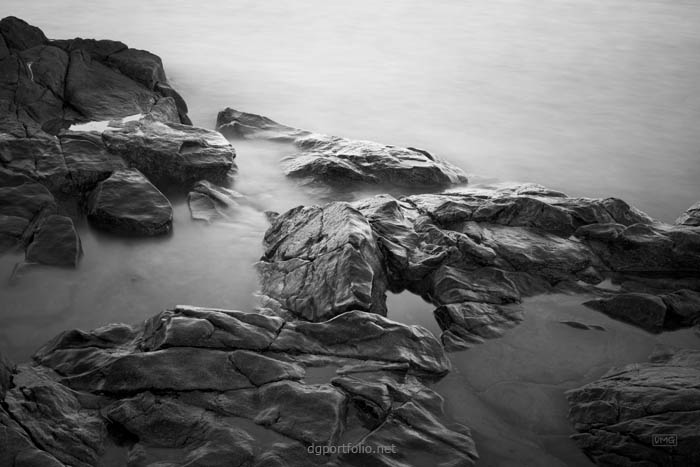 Allens Pond VII BW fine art black and white landscape photography