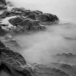 Allens Pond VI BW fine art black and white landscape photo