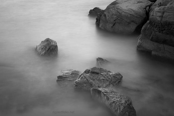 Allens Pond VIII BW fine art black and white landscape photograph