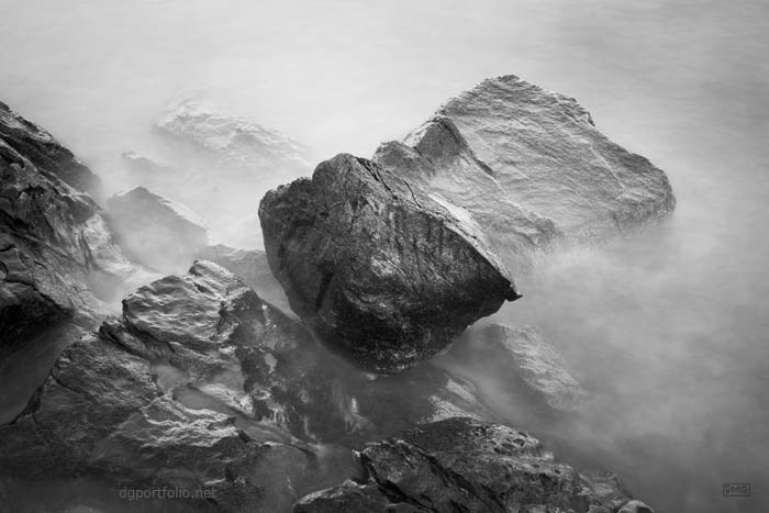 Allens Pond V BW fine art black and white landscape photo