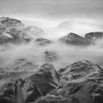 fine art black and white seascape photograph