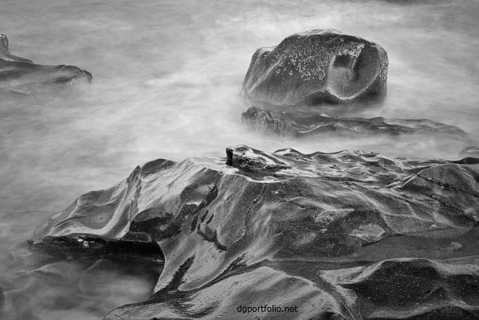 fine art black and white seascape photograph