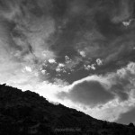 Fine art black and white cloudscape photograph by Dave Gordon.