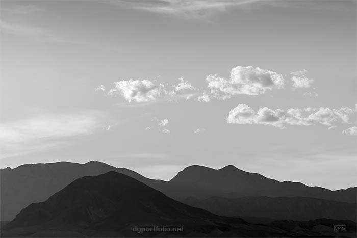 Fine art black and white landscape photograph