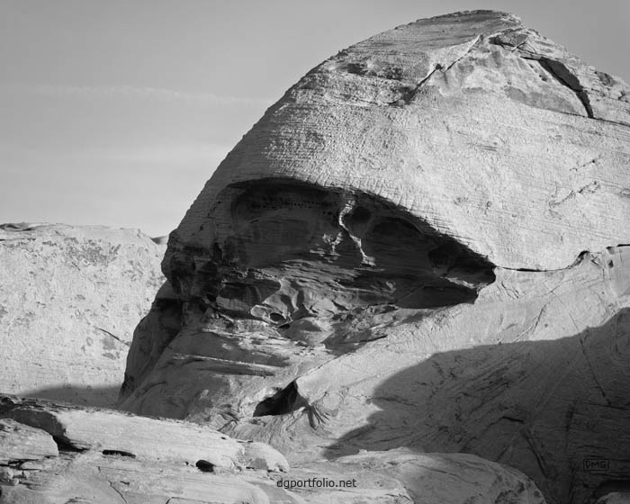 Fine art black and white landscape photograph