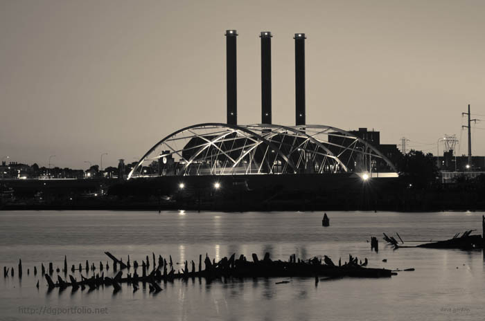 Providence Harbor III Toned fine art photo