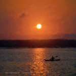 Kayaking at Sunset image