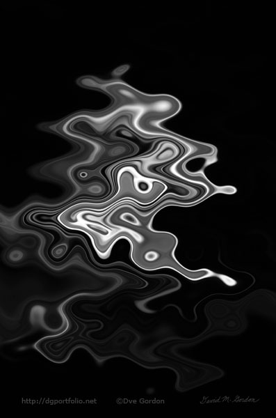 Abstract Swirl Monochrome