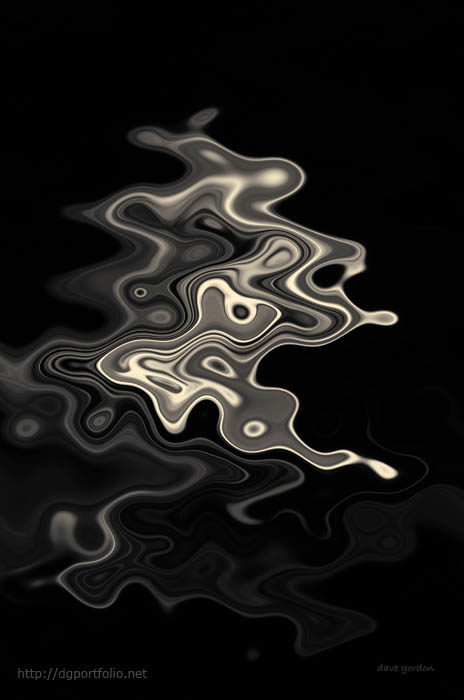 Abstract Swirl Monochrome Toned fine art image