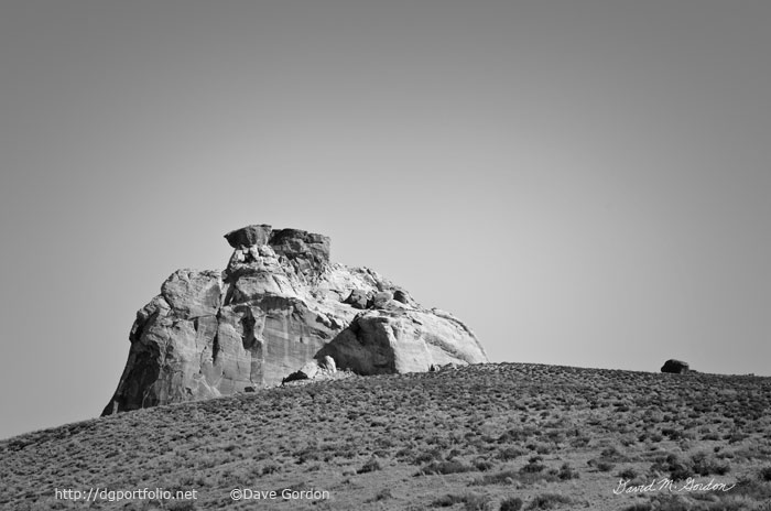 Canyon Point Utah III BW