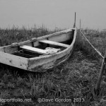 Old Wooden Rowboat