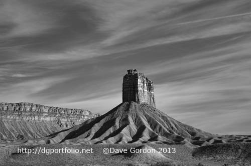 link to Chimney Rock Butte BW purchase info