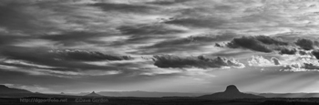 New Mexico Pano I BW