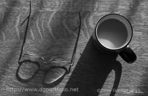 Glasses and Coffee Cup