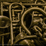 Old Brass Musical Instruments image