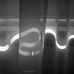Fine art black and white abstract photograph