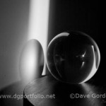 Glass Sphere in Light and Shadow