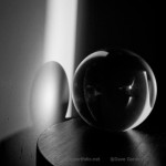Glass Sphere in Light and Shadow image