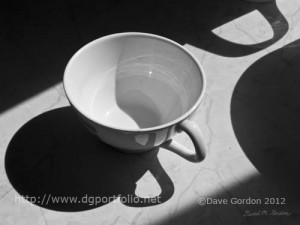 Coffee Cup in Light and Shadow